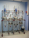 Лабораторные стеклянные реакторы с нутч-фильтрами