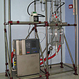 Химический лабораторный реактор с пропеллерной мешалкой Steddy (на стенде)