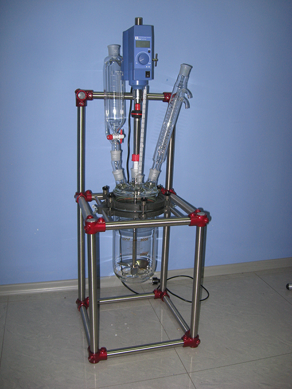 Стеклянный реактор Unic-150-3 без донного слива