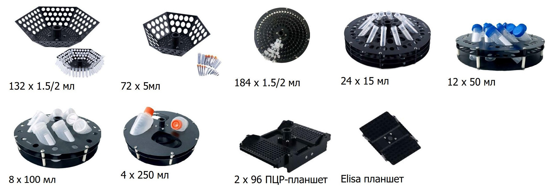 Роторы для вакуумных центрифужных концентраторов